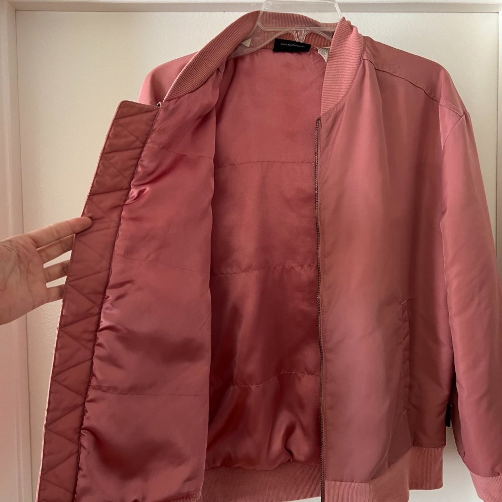 VINTAGE Reebok Bomber Jacket - Picture 3 of 4